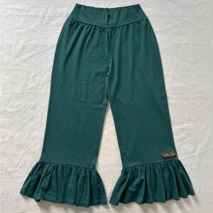 Matilda Jane Dark Teal Ruffle Hem Capris